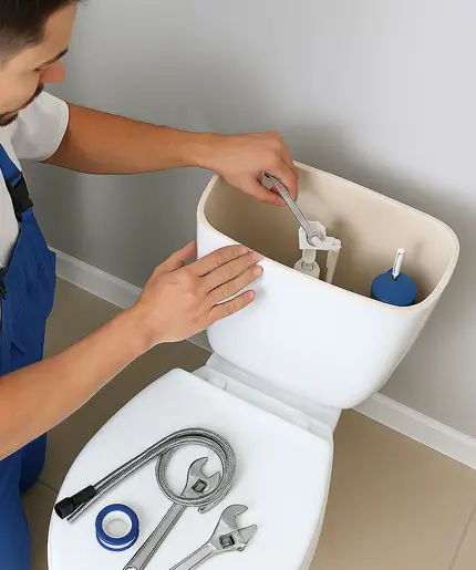 Toilet repair plumber Addison TX - emergency plumbing Addison